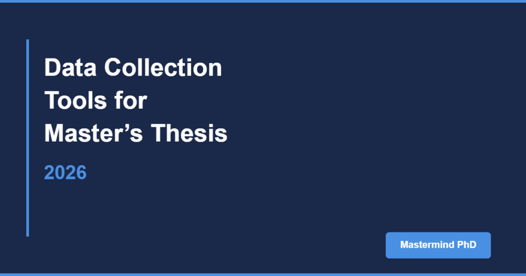 master's thesis data collection tools