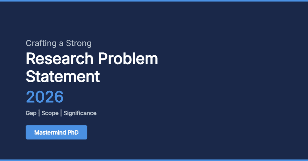 research problem statement master's thesis